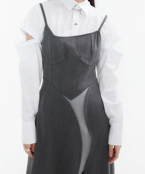 Layered Slit Dress